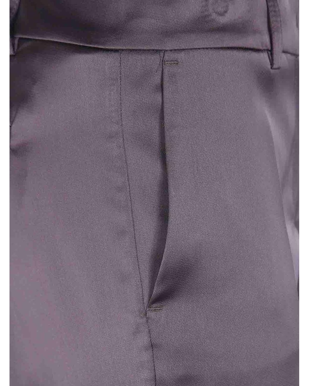 DR. HOPE Purple Classic Tailored Trousers