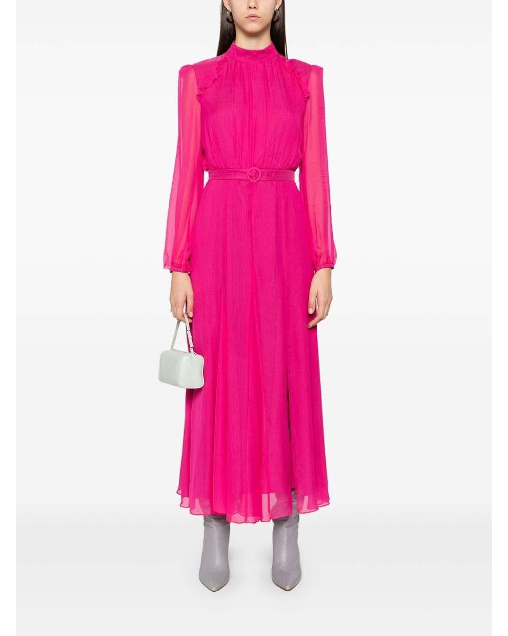Maxi Robe Saloni en coloris Pink