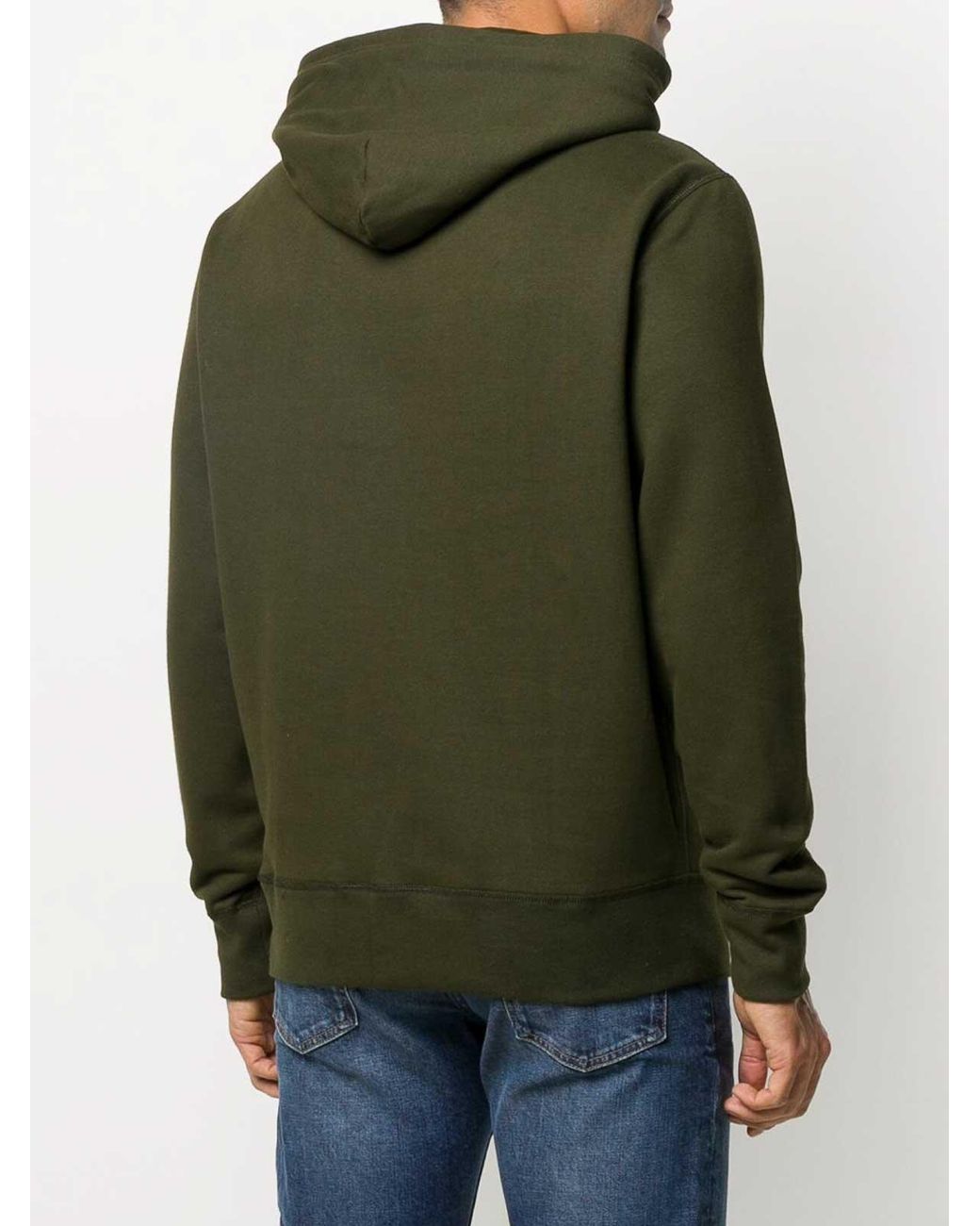 Polo Ralph Lauren Green Dark Hoodie With Kangaroo Pocket for men