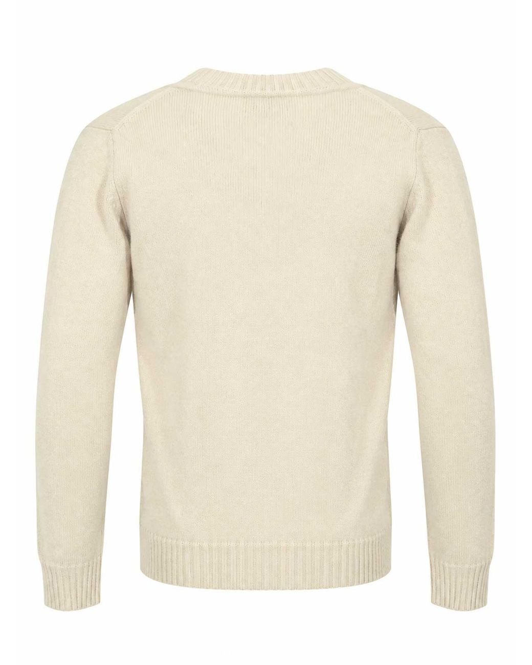 Alpha Studio White Sweater for men