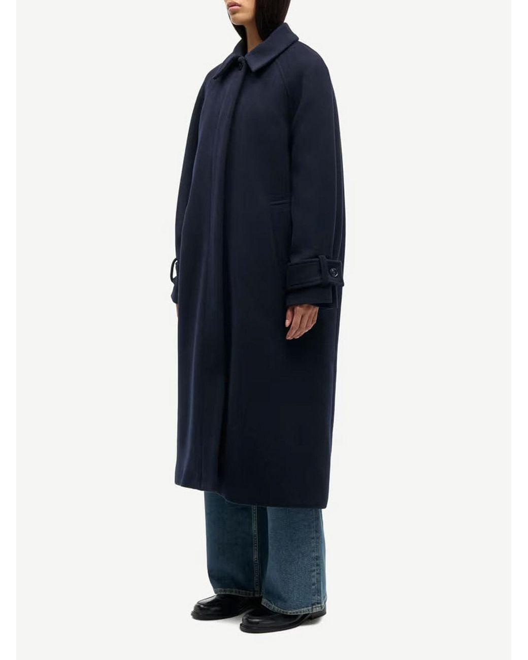 Samsøe & Samsøe Blue Alma Salute Coat