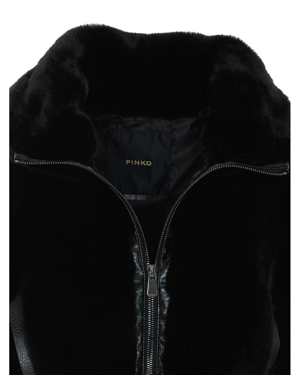 Mulberry Black Bagles Bomber With Frontal Zip Closure
