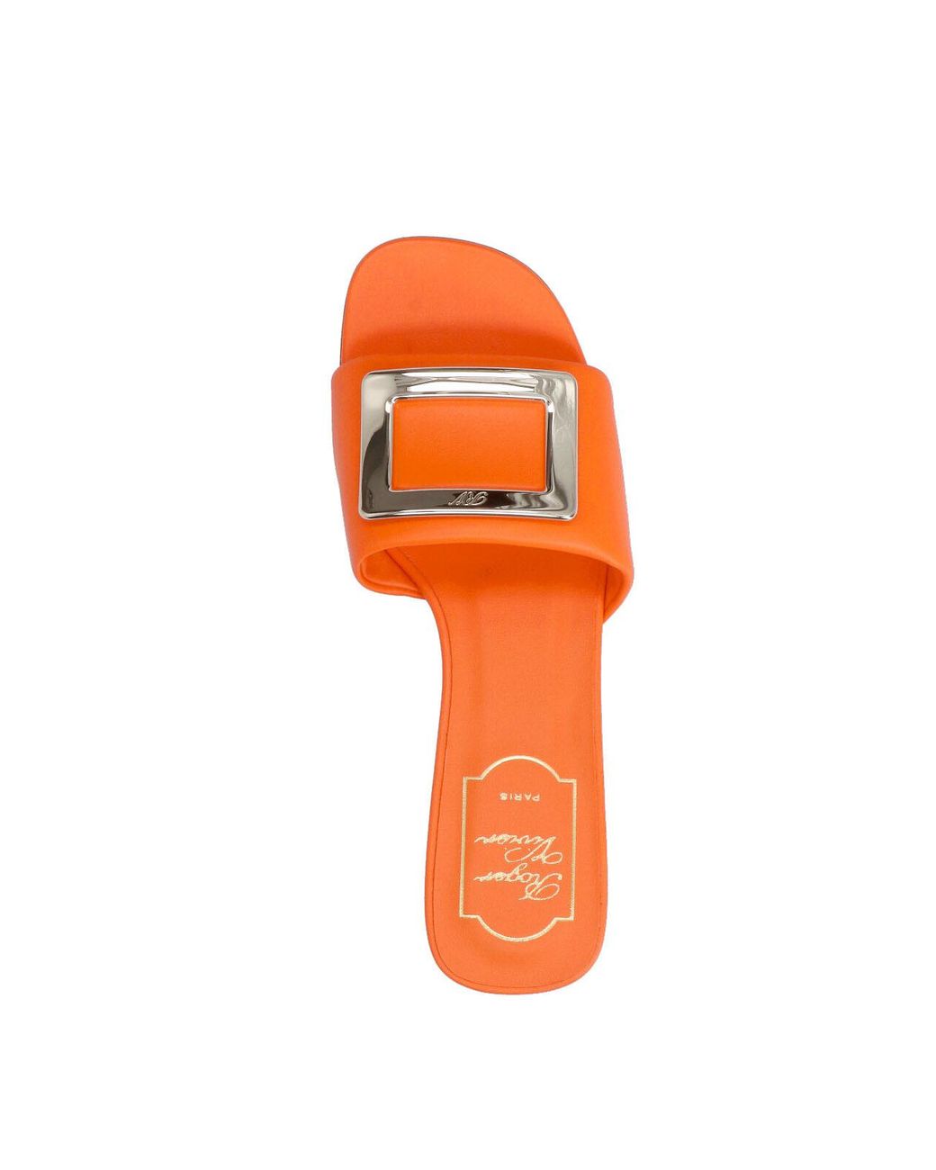 Roger Vivier Orange Buckle Sandals