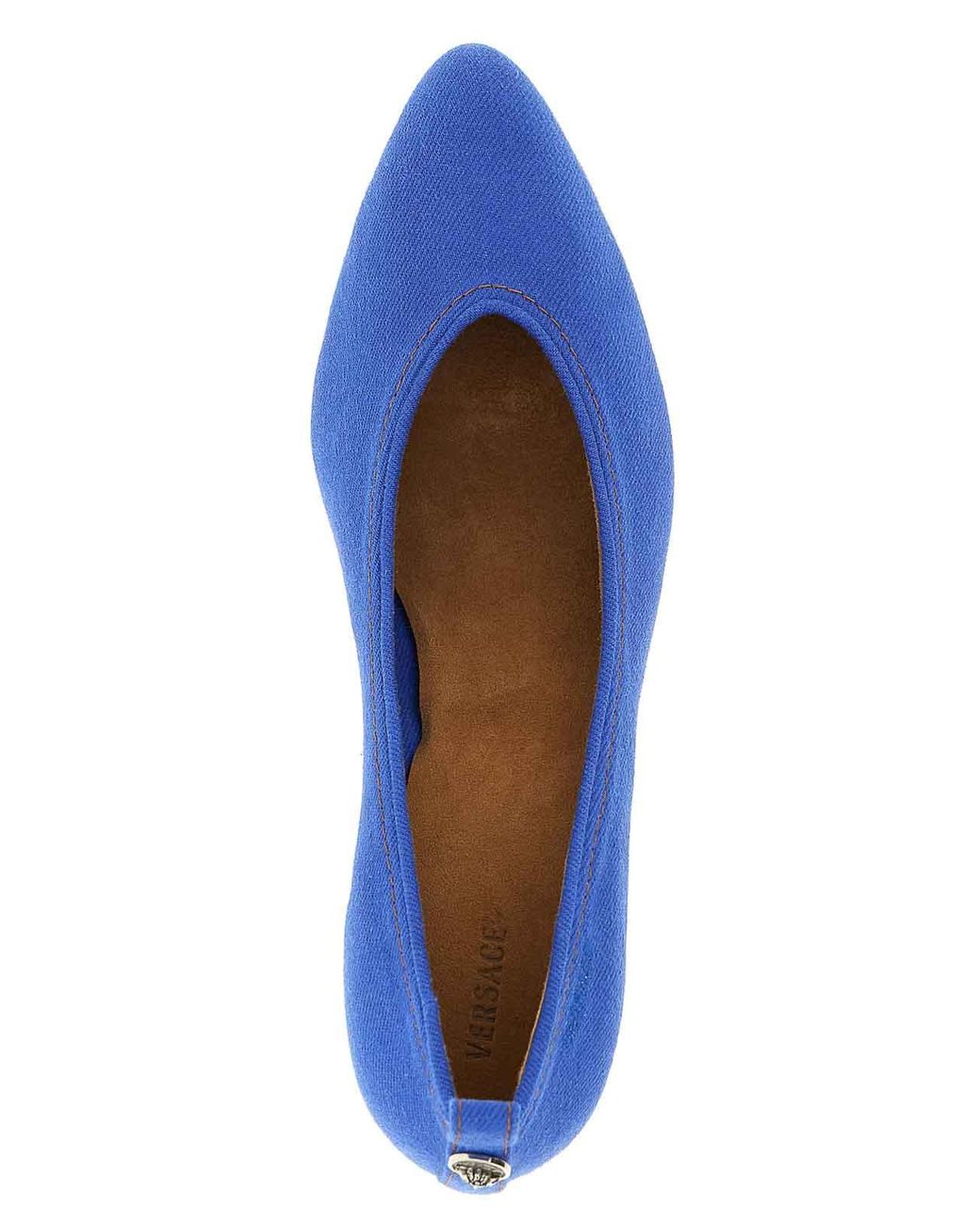 Versace Blue Tina Pumps