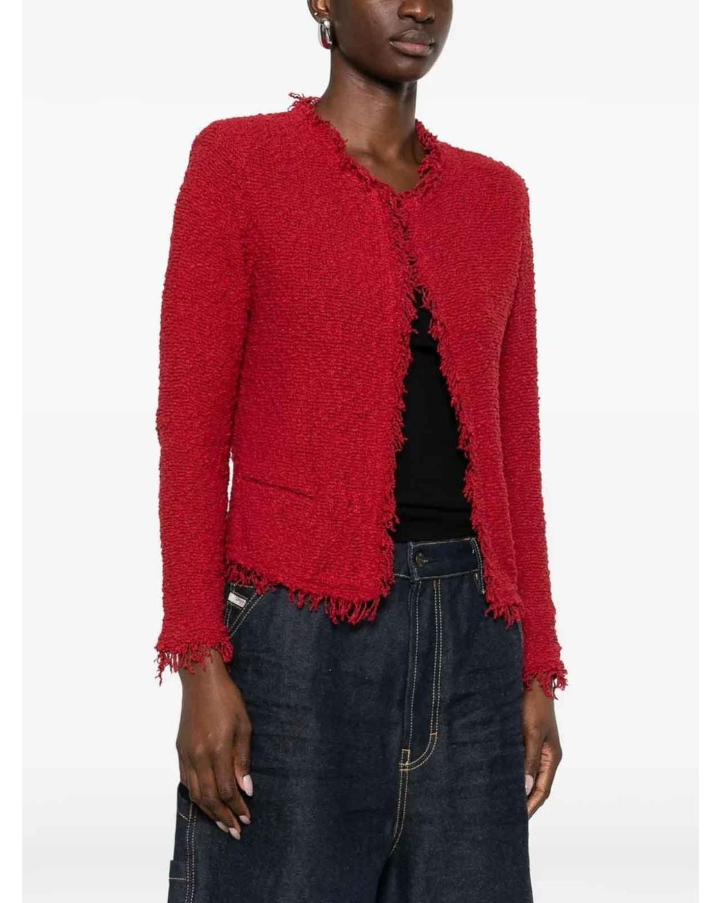 IRO Red Shavani Raspberry Jacket