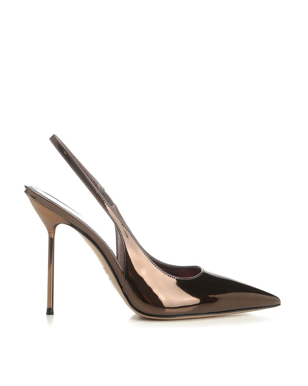 Paris Texas White Lidia Slingback Pumps