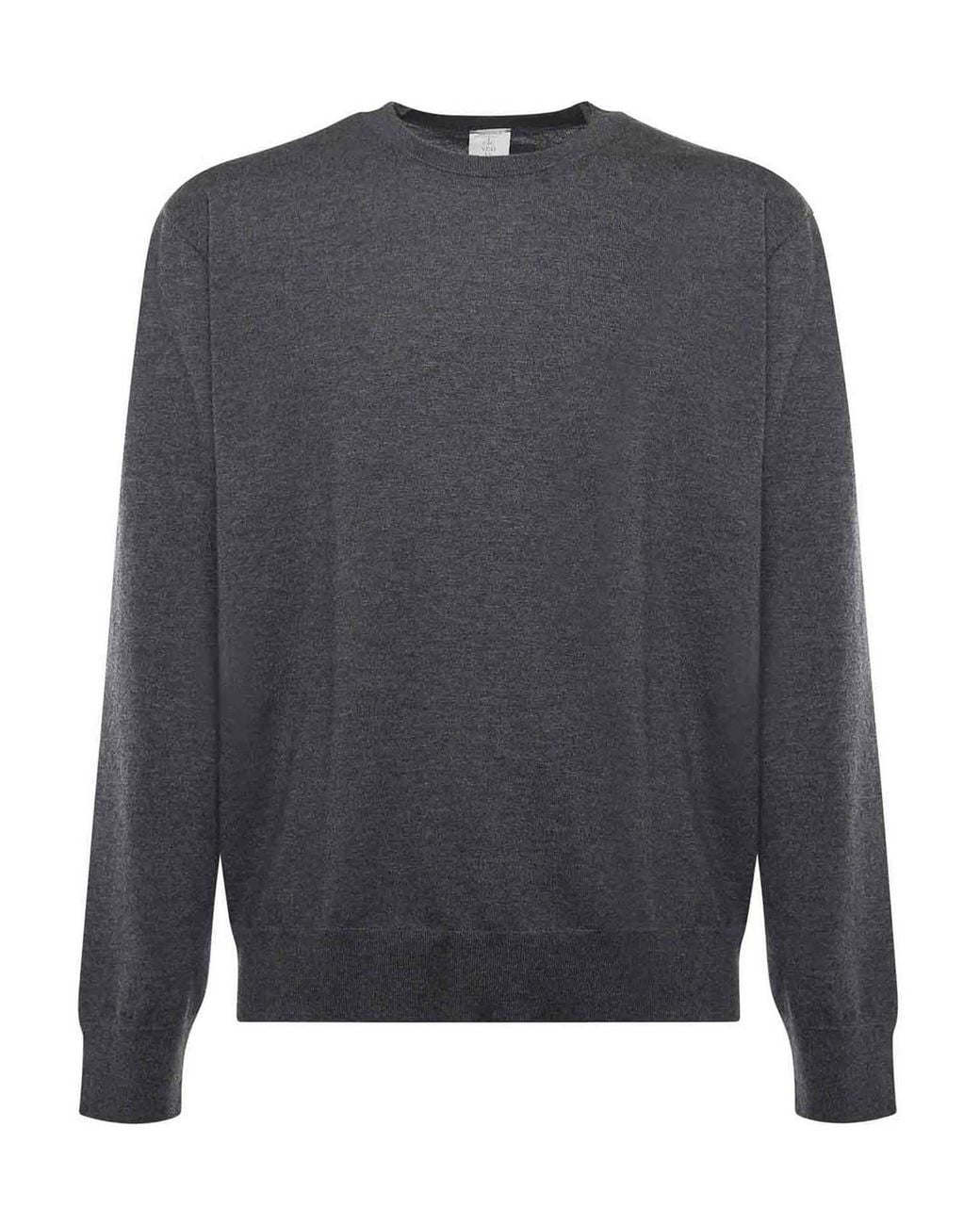 Eleventy Gray Cashmere Sweater for men
