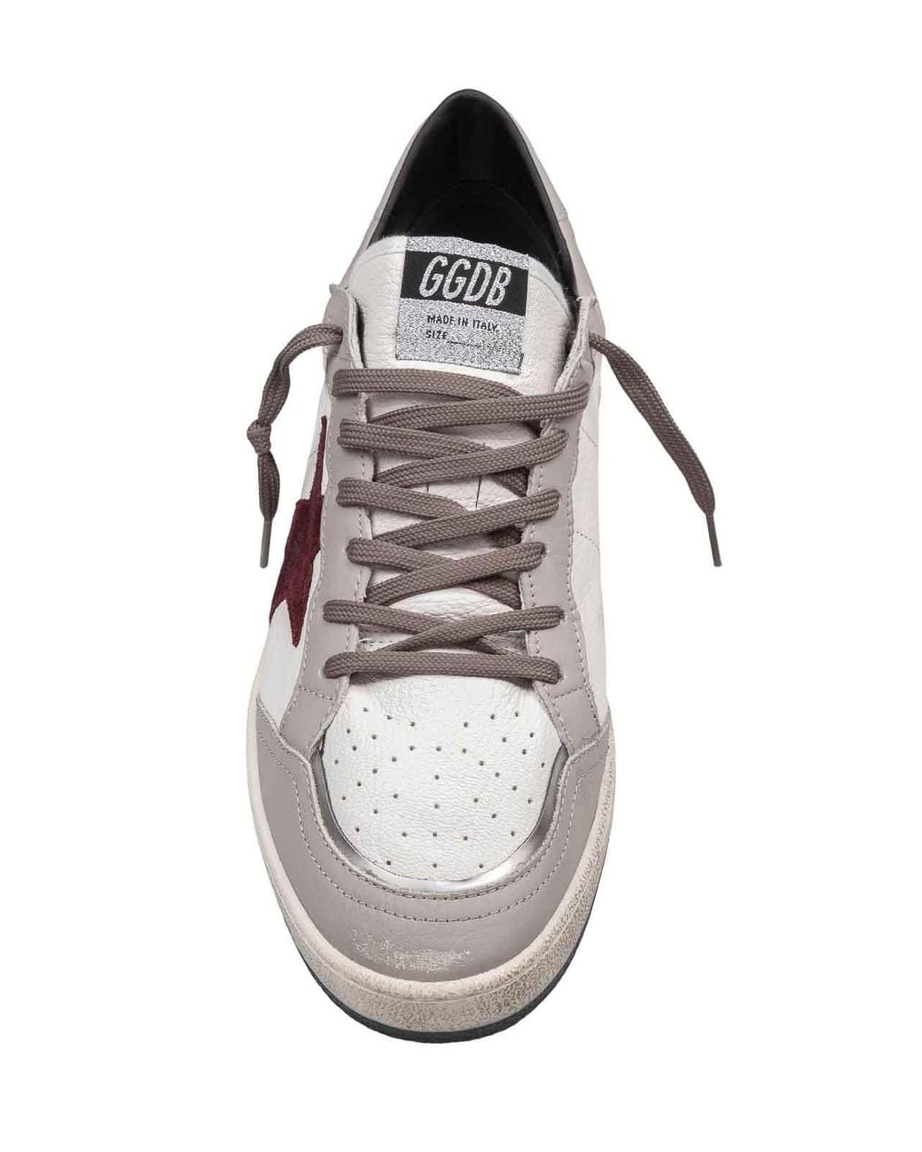 Golden Goose Deluxe Brand White Ballstar Sneakers for men
