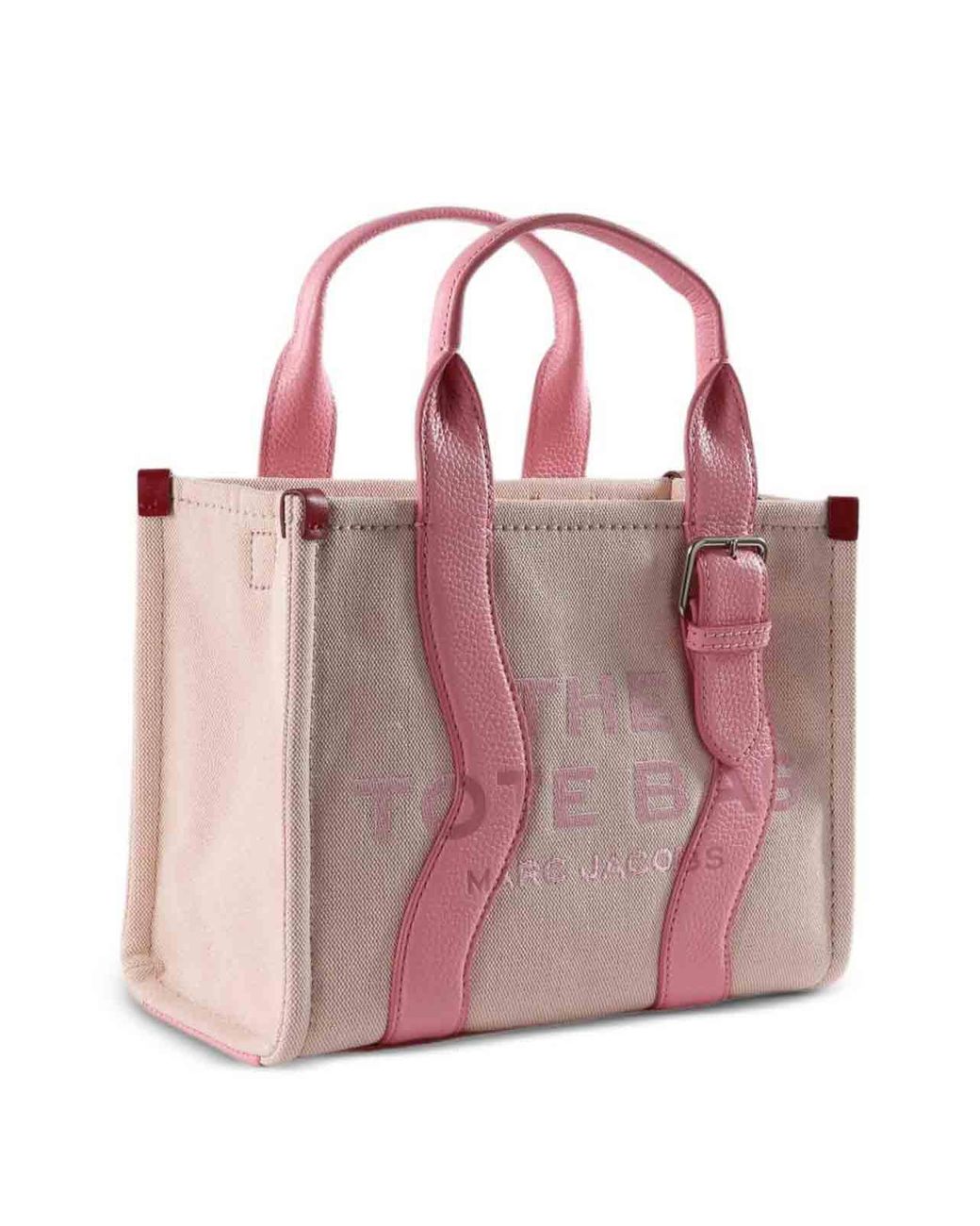 Marc Jacobs Pink The Small Wavy Canvas Tote Bag