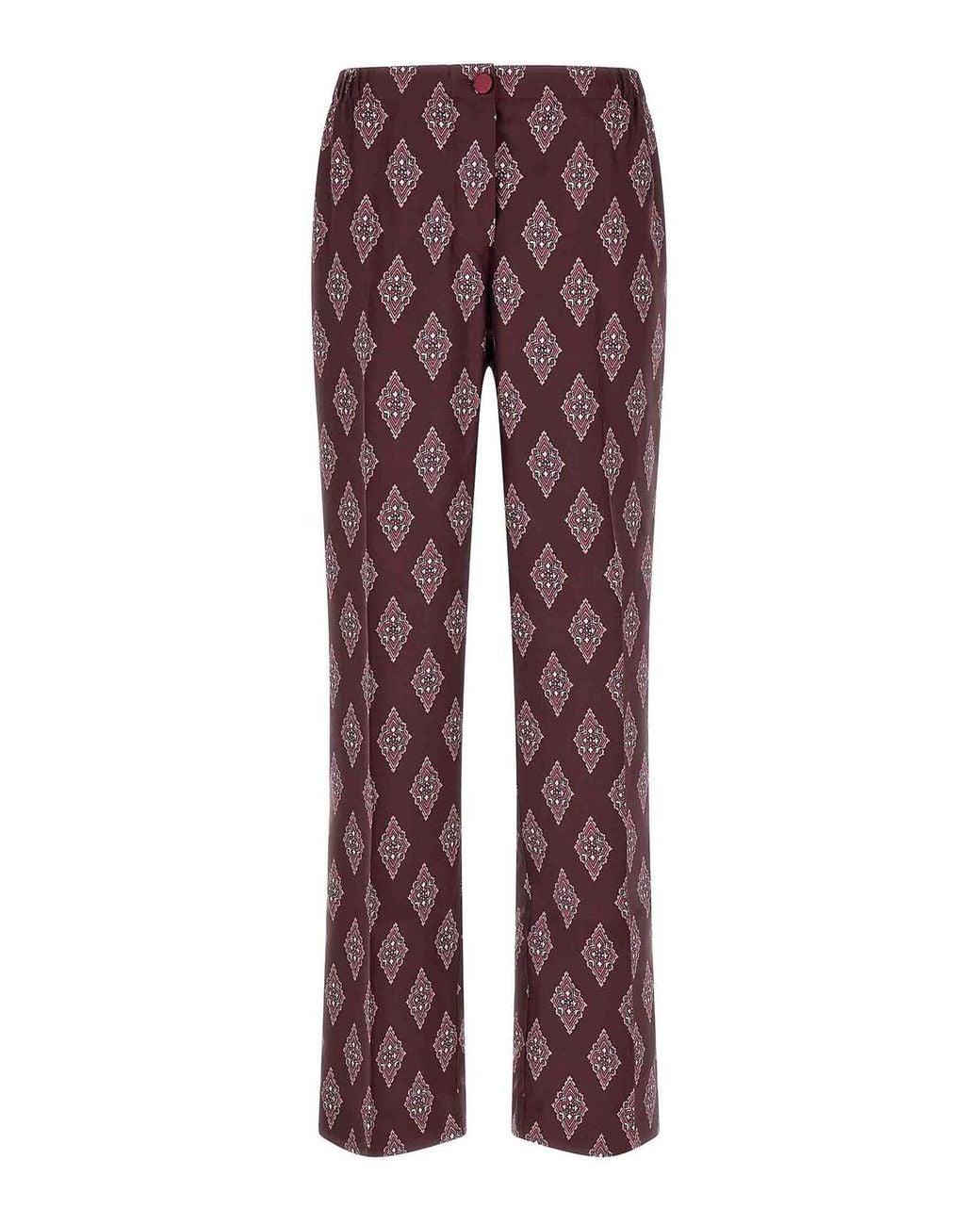 F.R.S For Restless Sleepers Red Piping Pants