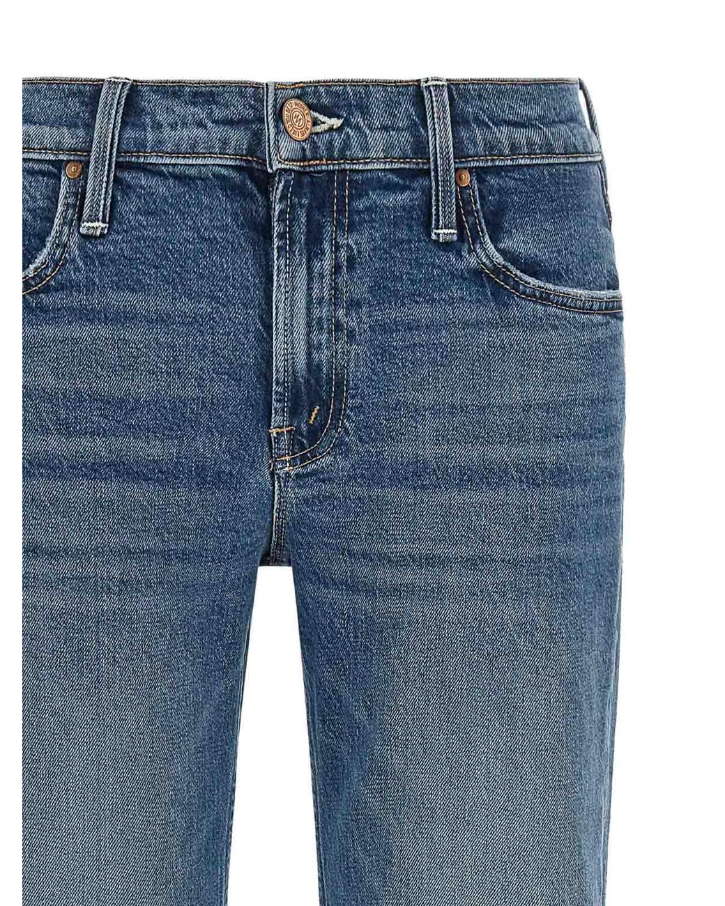 Jean Bootcut Mother en coloris Blue