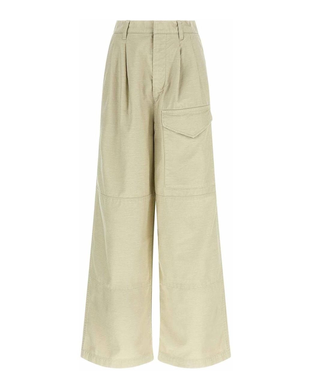 Auralee Natural Cargo Pants