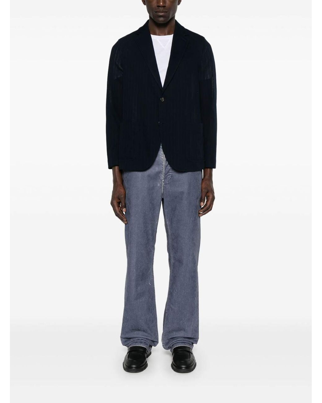 Circolo 1901 Blue Cotton Single-Breasted Jacket for men