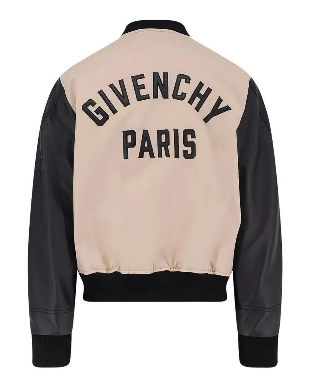 Givenchy Natural Panelled Bomber Jacket for men