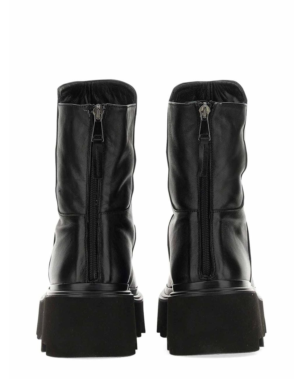 Elena Iachi Black Leather Boot