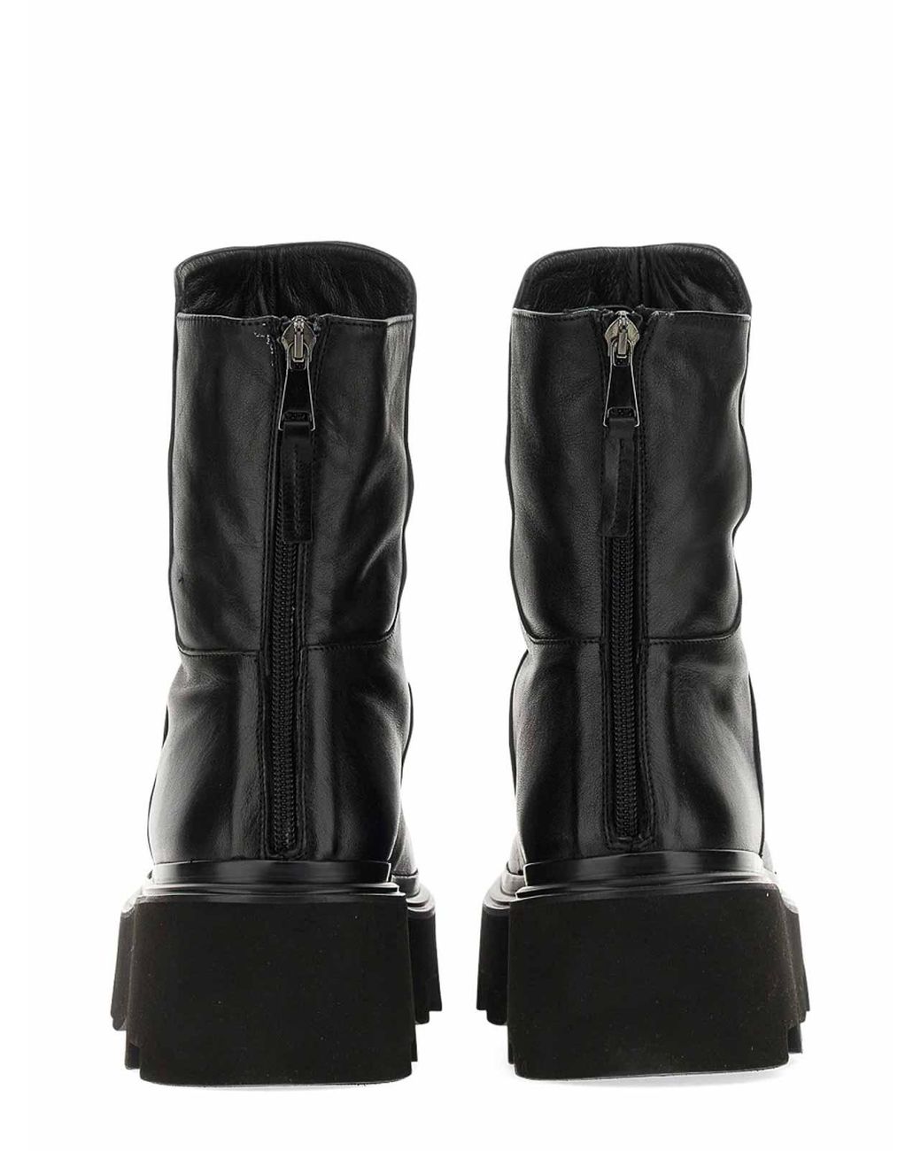Elena Iachi Black Leather Boot