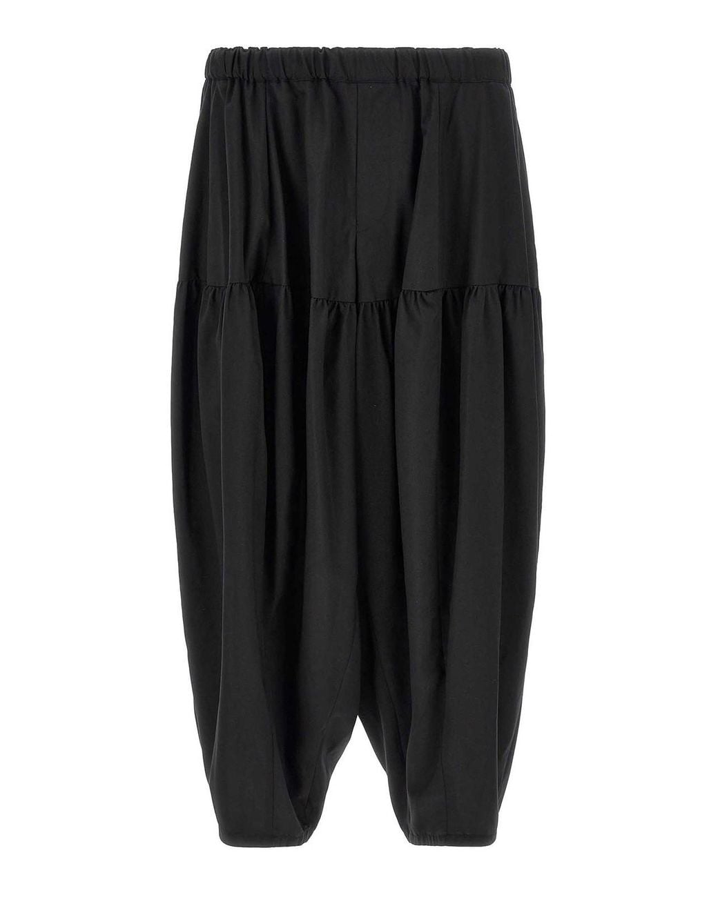 Comme des Garçons Black Barrel Leg Pants for men