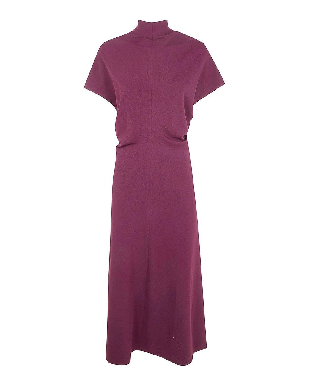 DR. HOPE Purple Bias Cut Dress