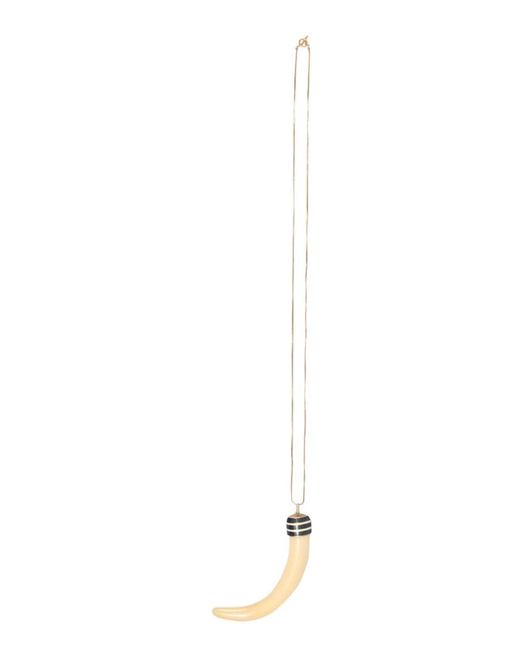 Tory Burch White Pendant Necklace