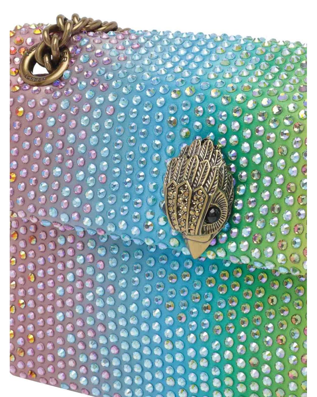 Kurt Geiger Blue Mini Kensington Crossbody Bag