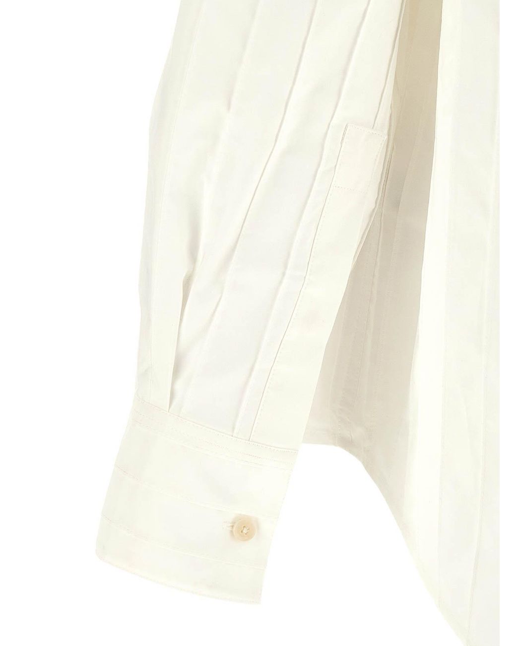 Jacquemus White La Chemise Camargue Shirt for men