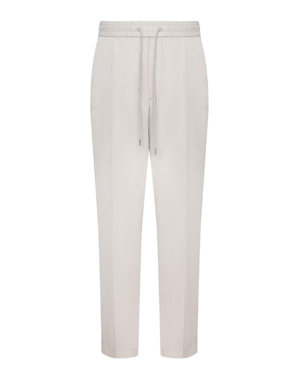 Jacob Cohen White Pearl Technical Cotton Joggers for men