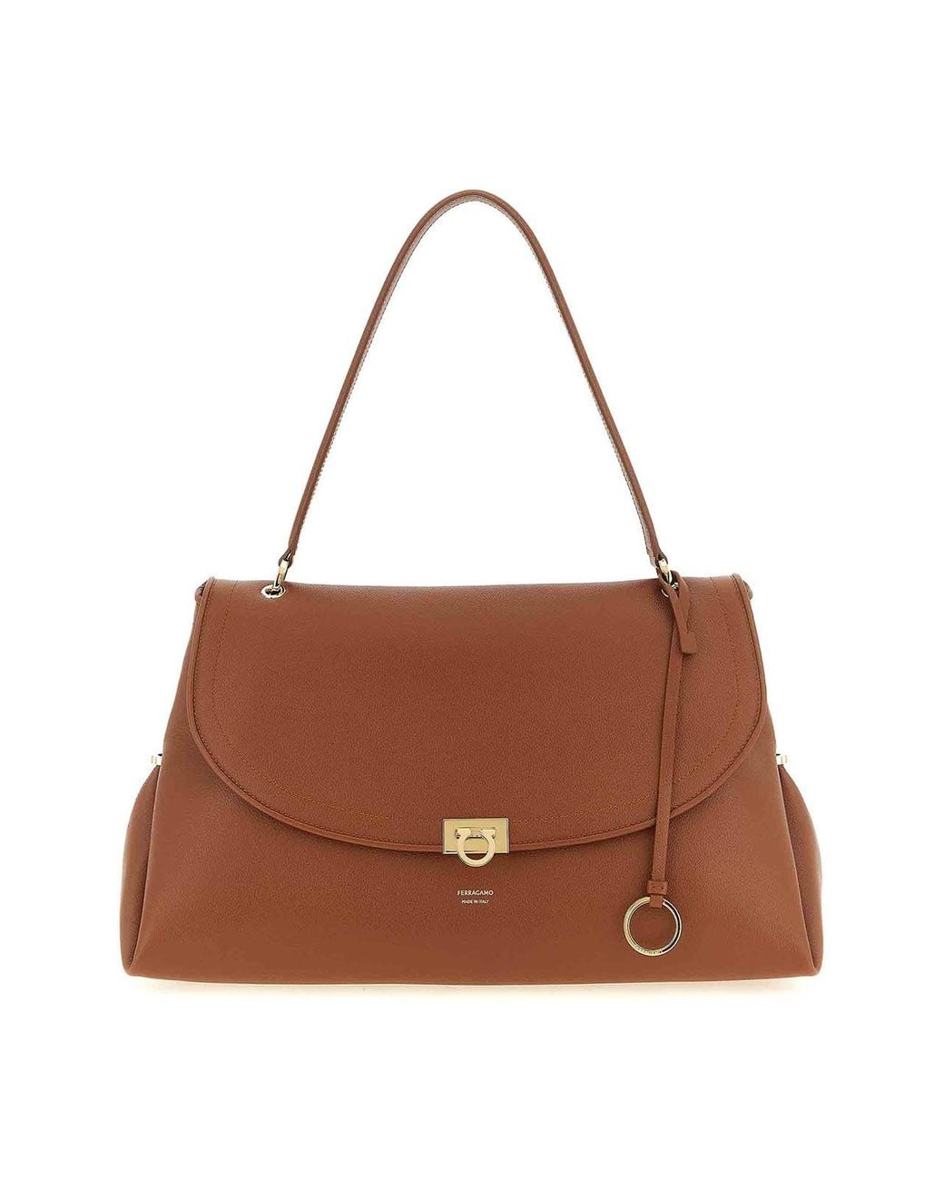 Ferragamo Brown Shoulder Bag