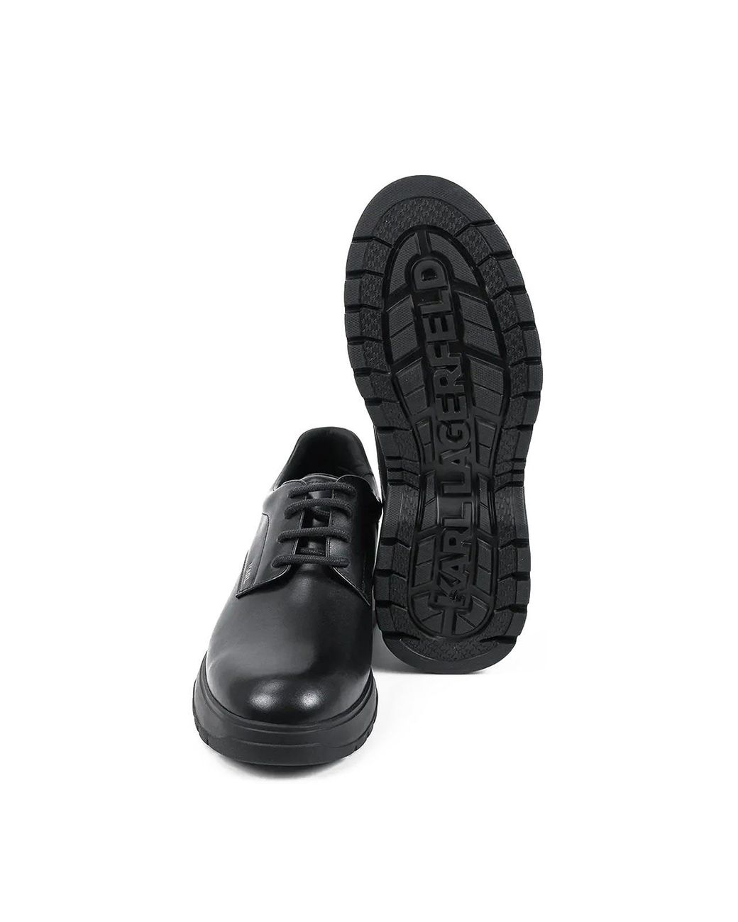 Karl Lagerfeld Black Magnus Derby Lace for men