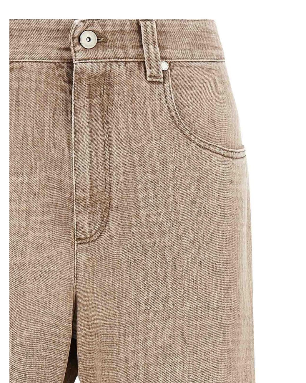 Brunello Cucinelli Natural Cotton Jeans