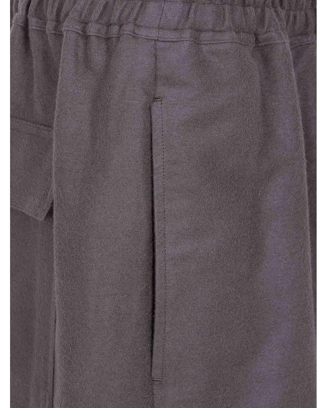 Rick Owens Purple Faun Shorts for men