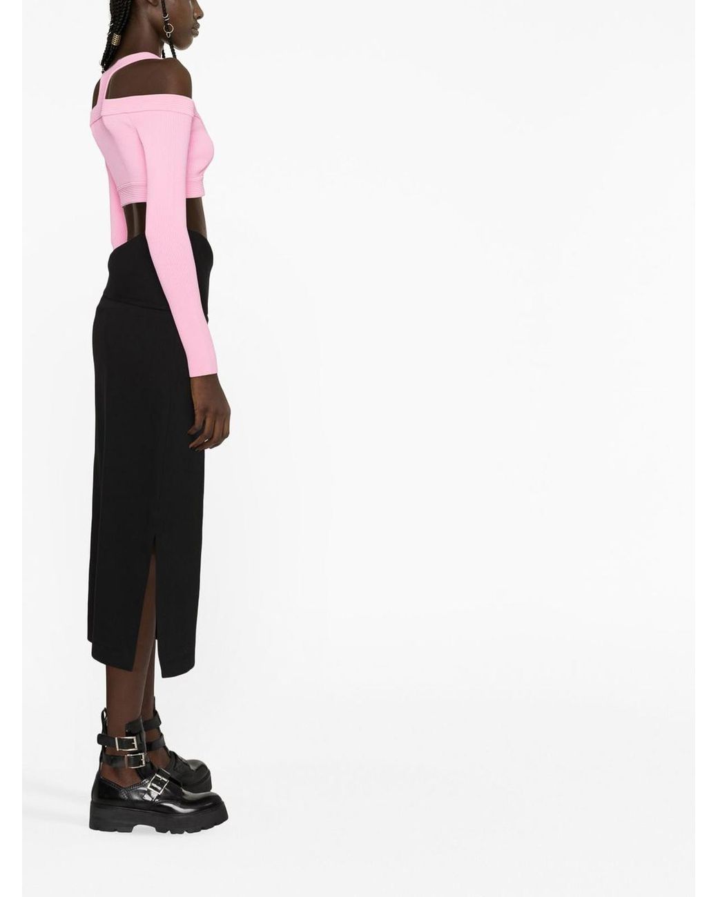 McQueen Alexander McQueen Cropped Pink Top