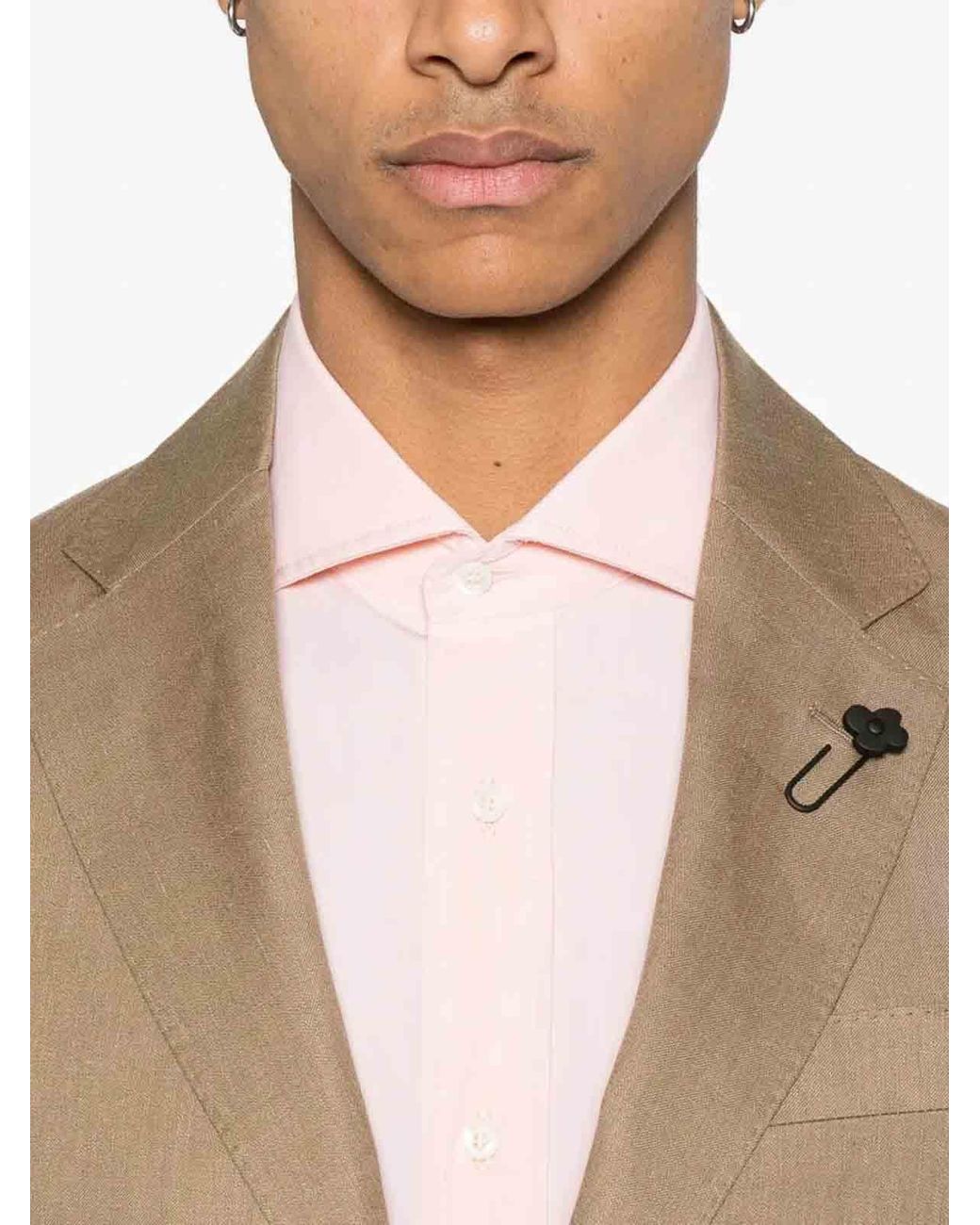 Lardini Natural Single Breasted Suit for men