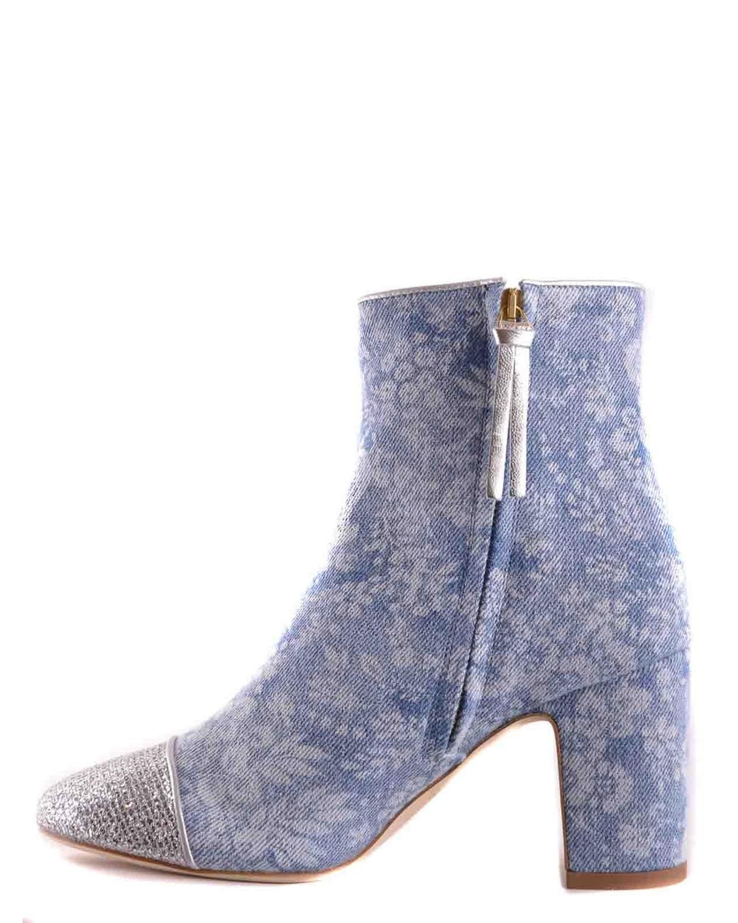 Polly Plume Blue Boots