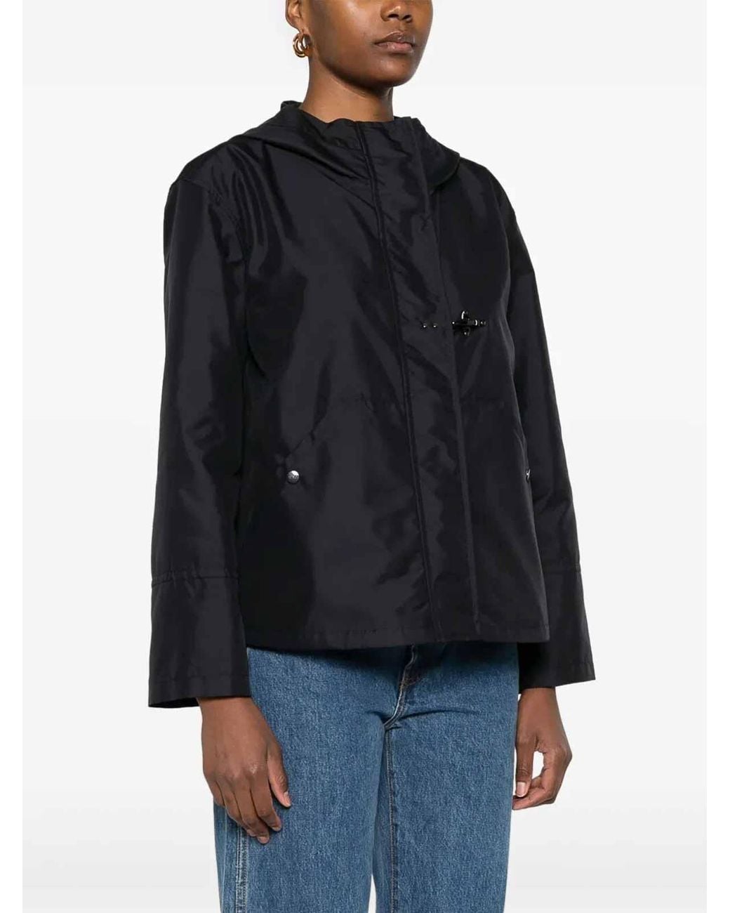 Fay Black Short Parka
