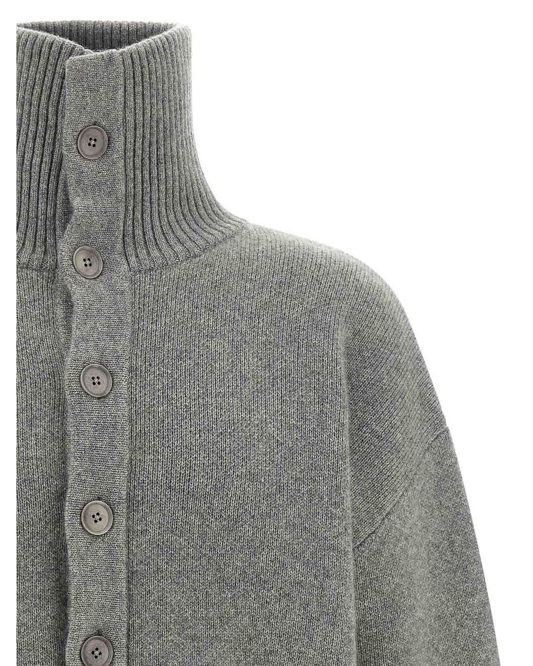 Extreme Cashmere Gray N377 Clement' Cardigan for men