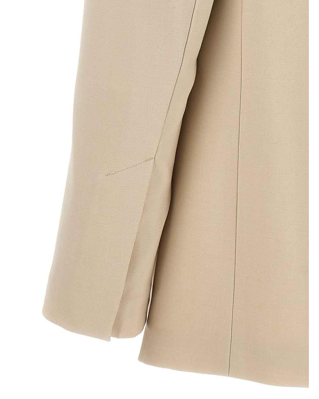 Helmut Lang Natural Logo Band Blazer