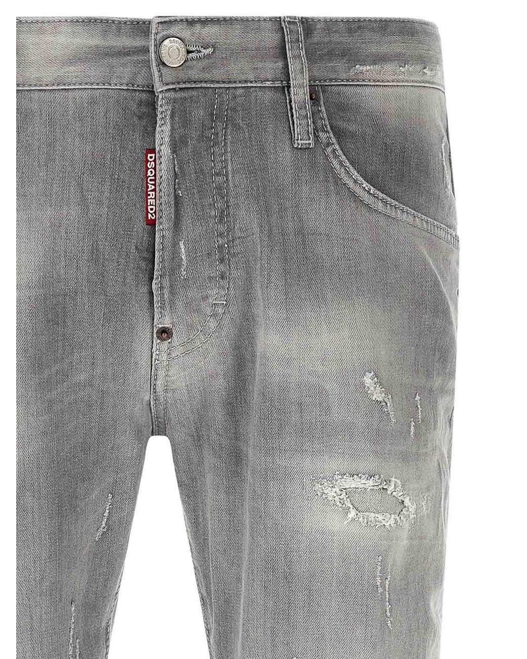 DSquared² Gray 5 Tasche' Jeans for men