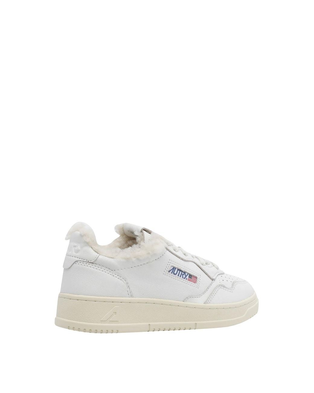 Autry White Medalist Low Sneakers