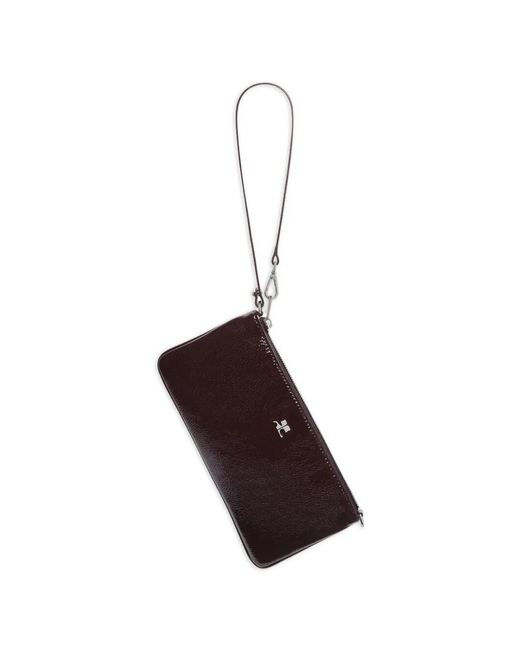 Courreges Purple Ac Naplack Zipped Pouch