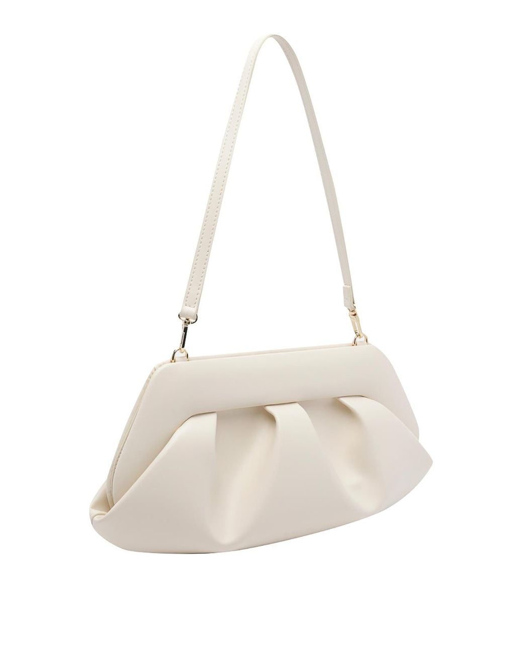 THEMOIRÈ White Bios Baguette Clutch