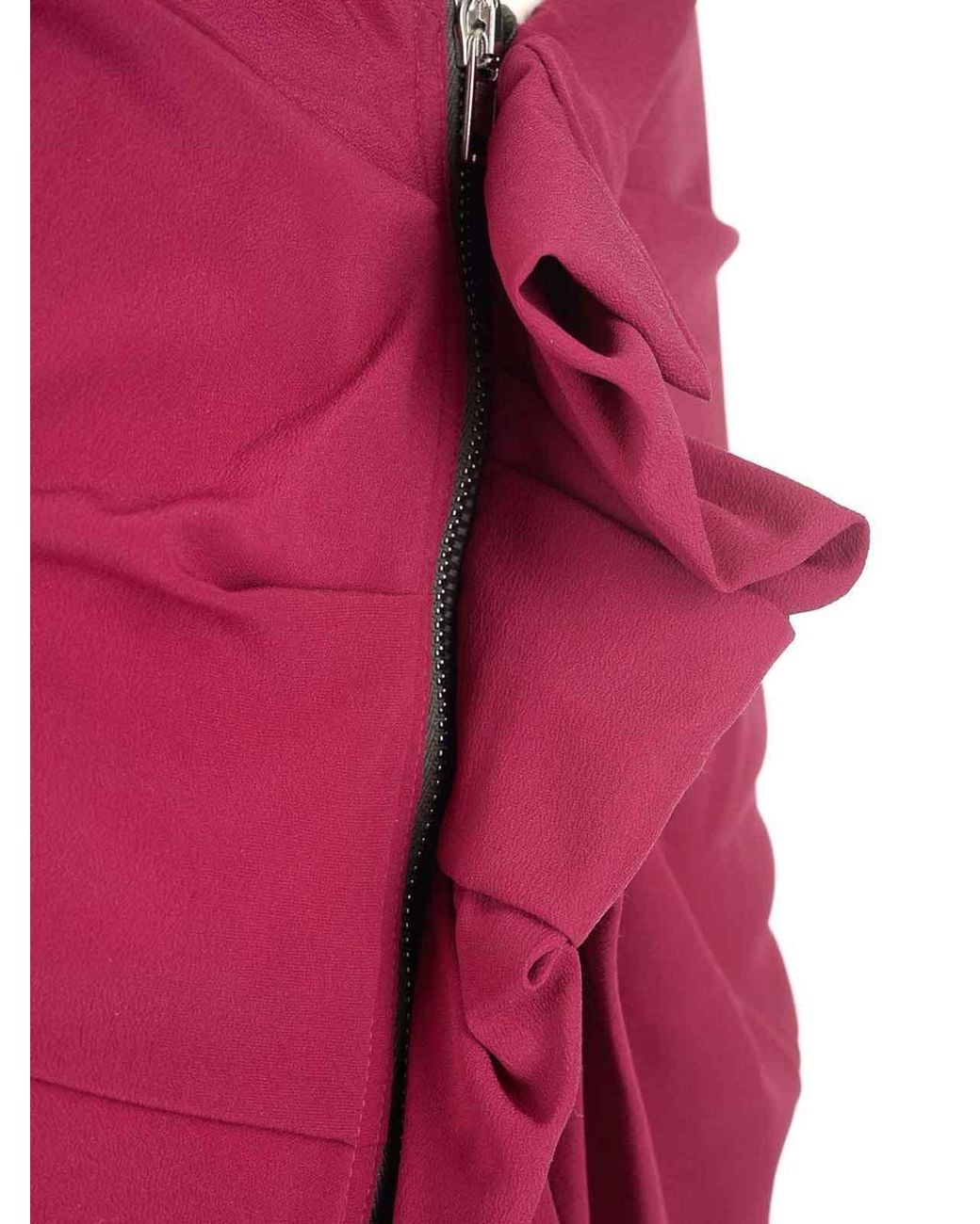 Rick Owens Red Silk Jersey