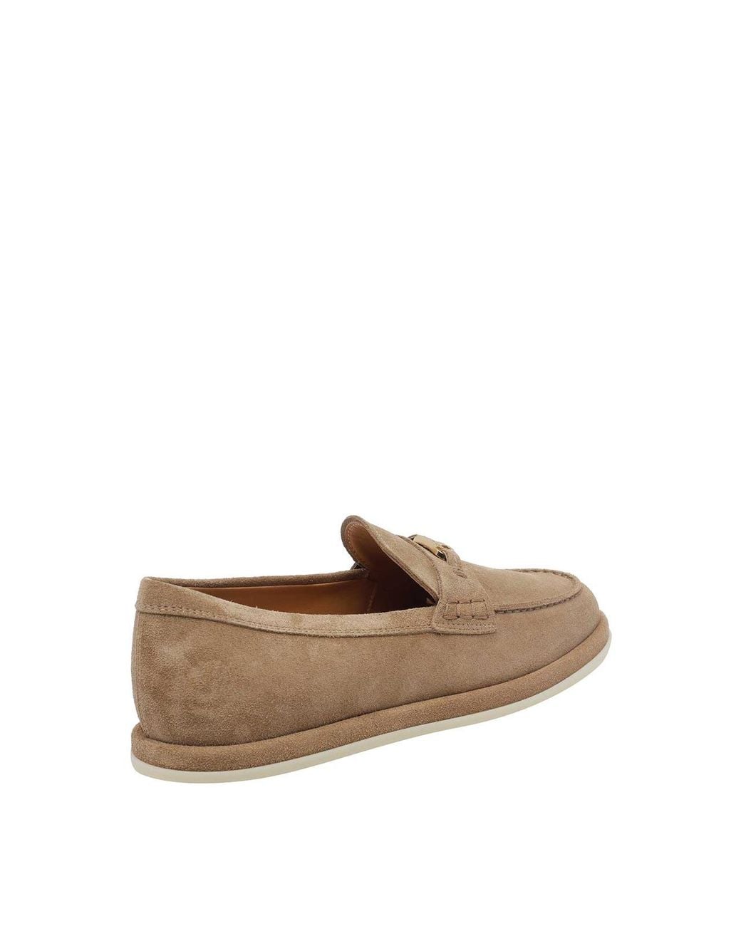 Tod's Brown Suede Loafers