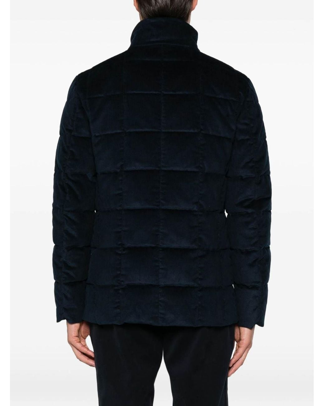 Fay Blue Stand-Collar Down Jacket for men