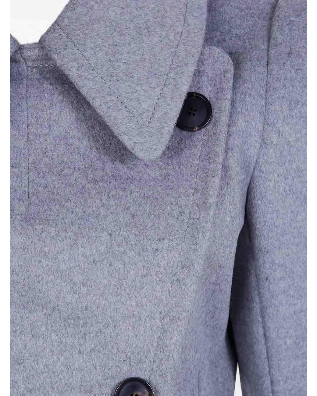 7 For All Mankind Blue Jacket Double Breasted Shoulder