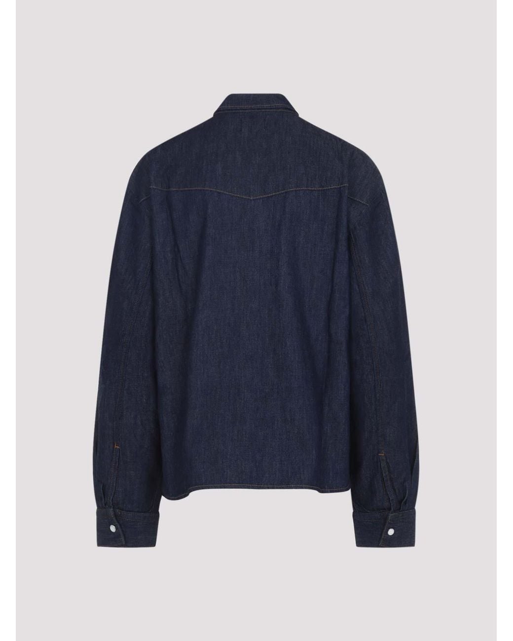 Khaite Blue Grenon Shirt