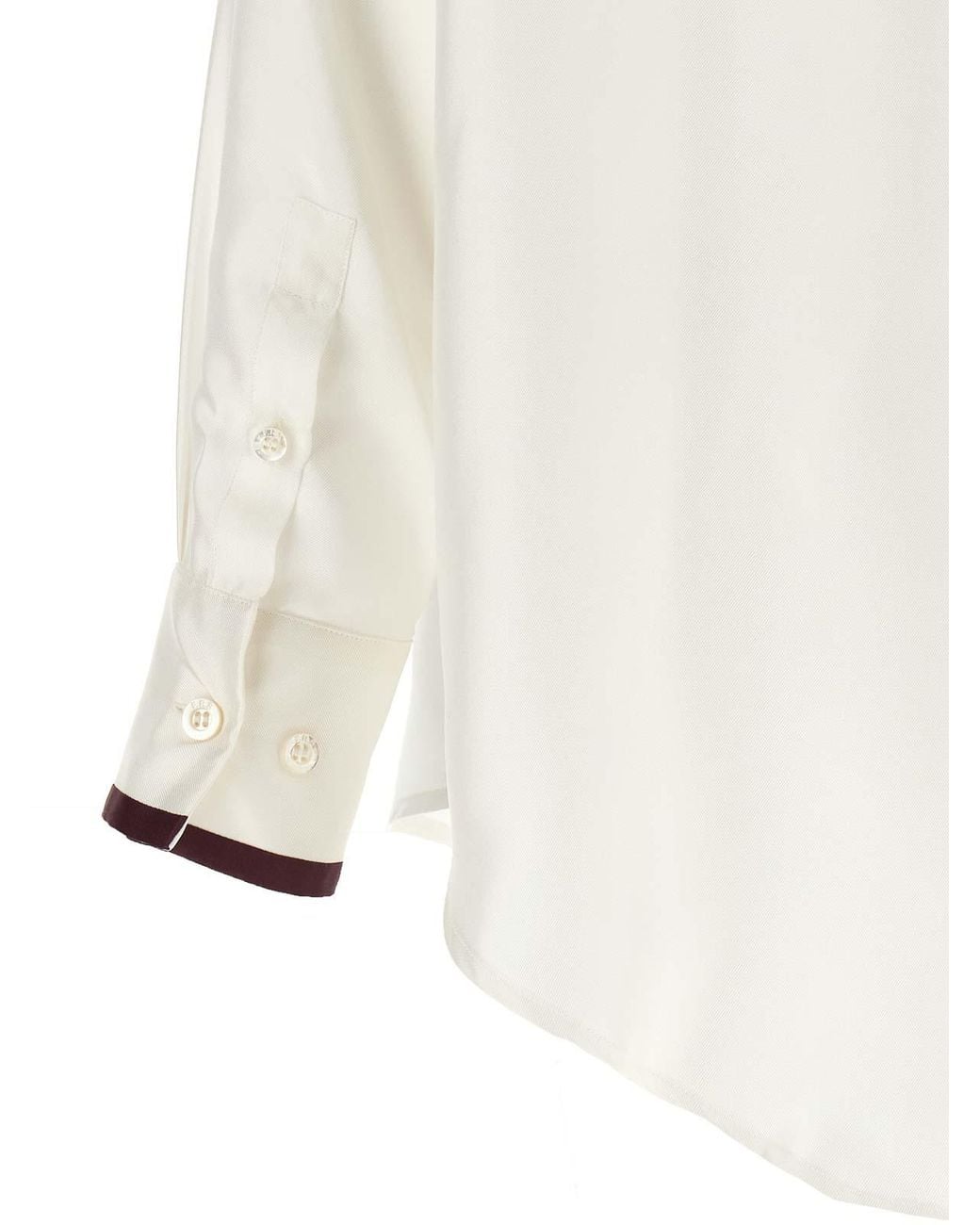 F.R.S For Restless Sleepers White Shirt With Contrast Profiles