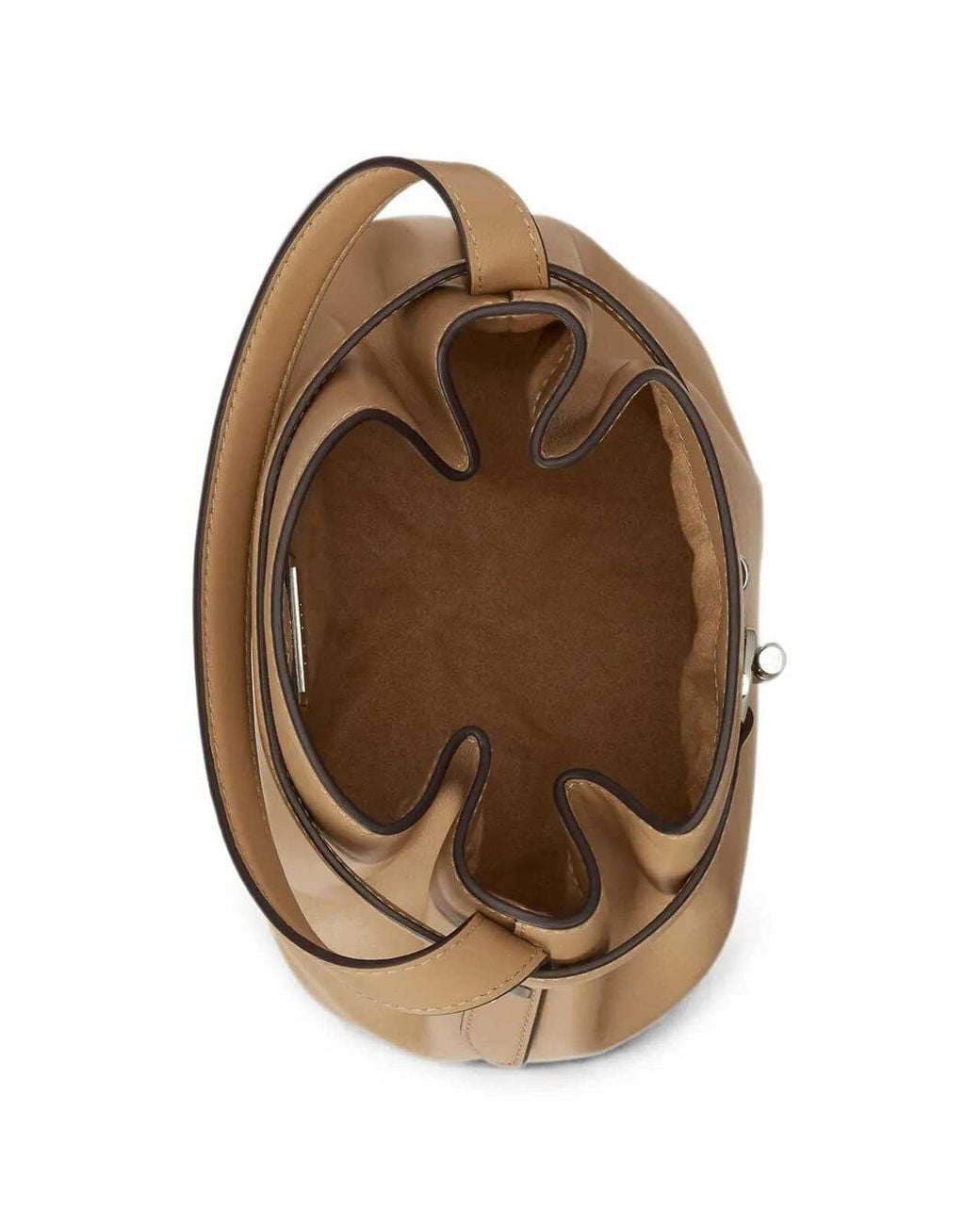 Ralph Lauren Natural Blke Medium Bucket Bag