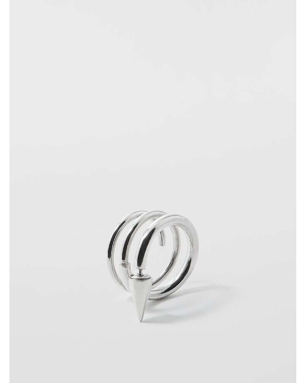 Sunnei White Spiral Ear Ring