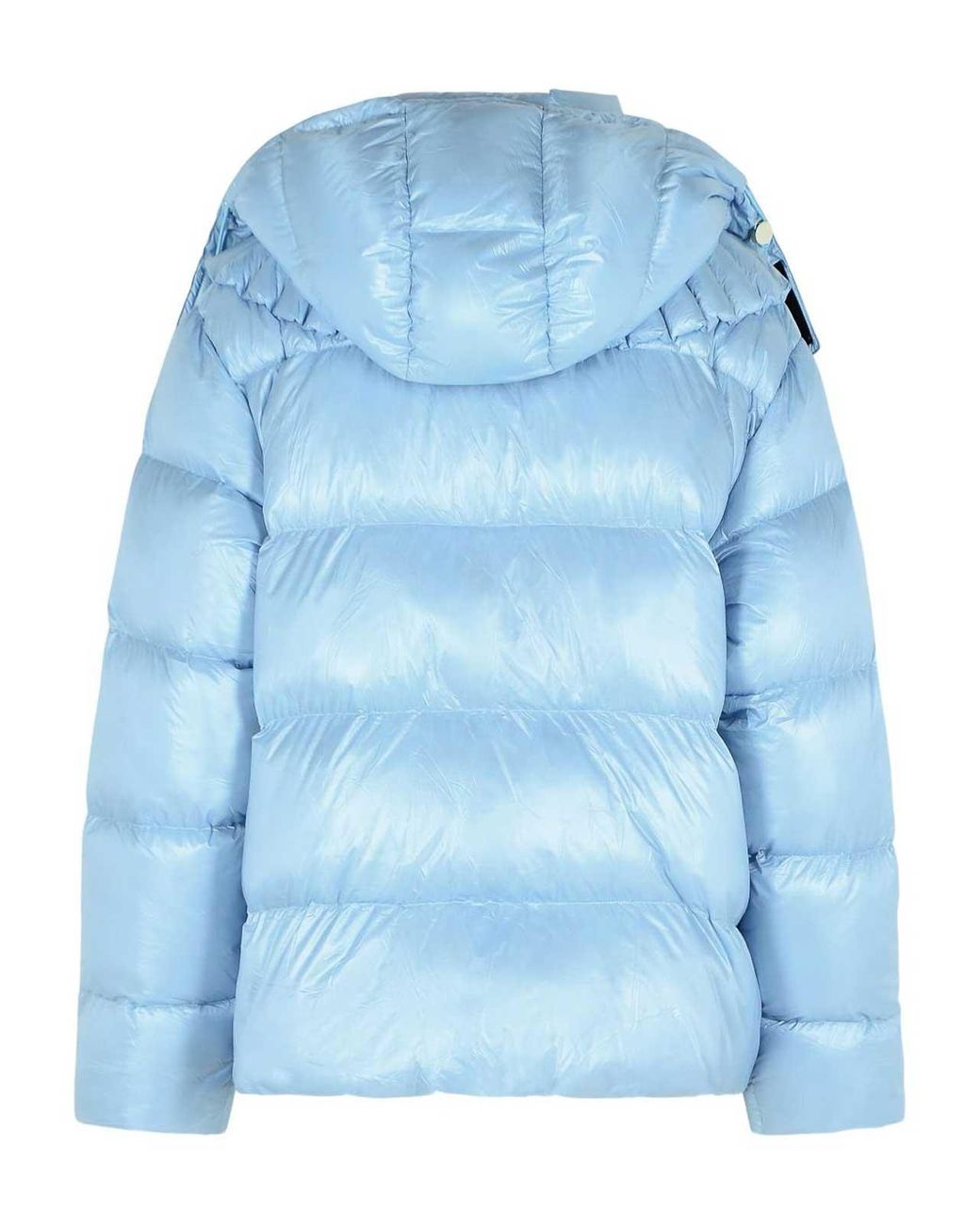 RAXXY Blue Down Jacket With Embossed Pattern