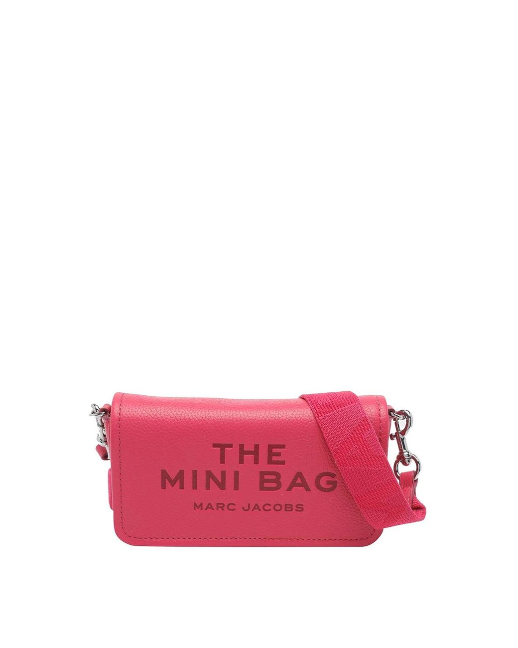Marc Jacobs Pink Raspeberry The Mini Bag Crossbody Bag